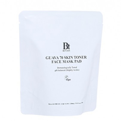 [Benton] Рефил тонер-пэды для лица Guava 70 Skin Toner Face Mask Pad REFILL (70шт.)