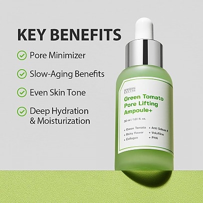 [SUNGBOON EDITOR] Ампула для сужения пор Green Tomato Pore Lifting Ampoule 30мл