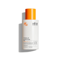 [TFIT] *Обновление дизайна* Солнцезащитный флюид с эффектом тон-ап Tone Up Sun Fluid 50мл