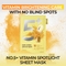 [Numbuzin] Тканевая маска для ровного тона No.5 Vitamin Spotlight Sheet Mask (4шт)