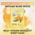 [Numbuzin] Тканевая маска для ровного тона No.5 Vitamin Spotlight Sheet Mask (4шт)