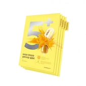 [Numbuzin] Тканевая маска для ровного тона No.5 Vitamin Spotlight Sheet Mask (4шт)