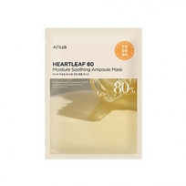 [Anua] Ампульная тканевая маска Heartleaf 80 Moisture Soothing Ampoule Mask (1шт)