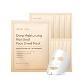 [MOTHER MADE] тканевая маска с муцином улитки Deep Moisturizing Rich Snail Mask (10 шт)