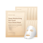 [MOTHER MADE] тканевая маска с муцином улитки Deep Moisturizing Rich Snail Mask (10 шт)