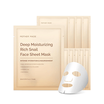 [MOTHER MADE] тканевая маска с муцином улитки Deep Moisturizing Rich Snail Mask (10 шт)
