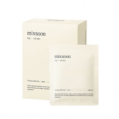 [MIXSOON] Молочные тонер-пэды с ферментированными бобами Soybean Milk Pad (10шт)