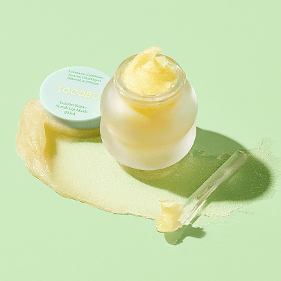 [TOCOBO] Несмываемый скраб-маска для губ Lemon Sugar Scrub Lip Mask 20мл
