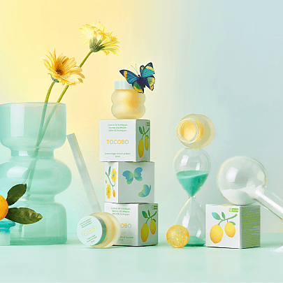 [TOCOBO] Несмываемый скраб-маска для губ Lemon Sugar Scrub Lip Mask 20мл