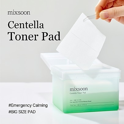 [MIXSOON] Тонер-пэды с центеллой Centella Asiatica Toner Pad (120шт)
