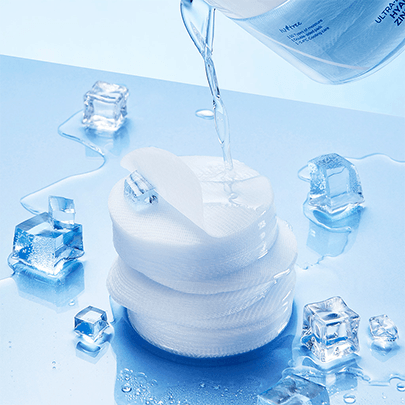 [Isntree] Охлаждающие тонер-пэды Ultra-Low Molecular Hyaluronic Acid Zinc Cooling Pad (60шт)