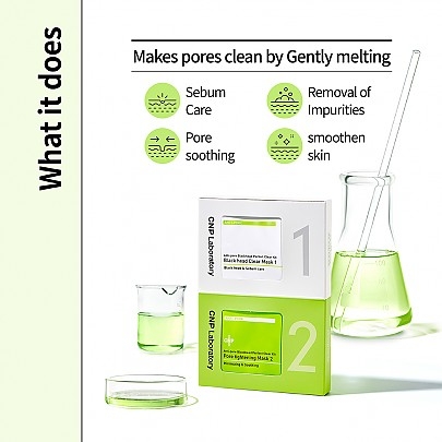 [CNP Laboratory] Маска от чёрных точек Anti-Pore Blackhead Perfect Clear Kit (3 Set)