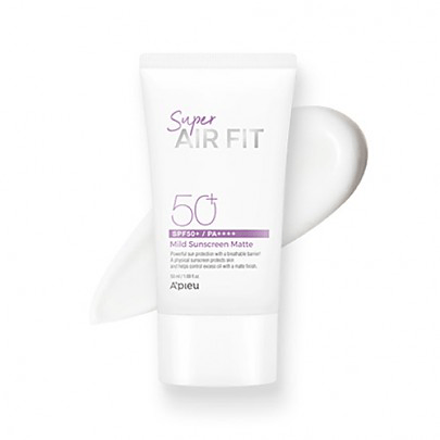 [A'PIEU] Солнцезащитный крем для лица Super Air Fit Mild Sunscreen Matte 50мл