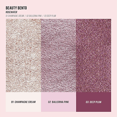 [Kaja] Палетка шиммер-теней в упаковке бенто Beauty Bento (10 оттенков на выбор)