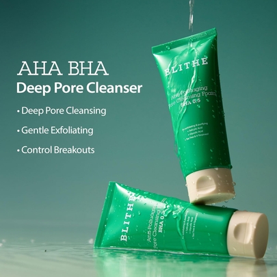 [blithe] Пенка для очищения лица Anti-Polluaging Pore Cleansing Foam BHA 0.5 150мл