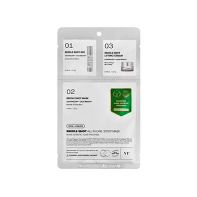[VT Cosmetics] Трёхступенчатый тканевая маска Reedle All-In-One 3 Step Mask (1шт.)