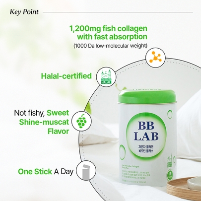 [BB LAB] (Халяль) Коллагеновый порошок с Биотином Low Molecular Collagen of Biontin Plus (2гр*30шт)