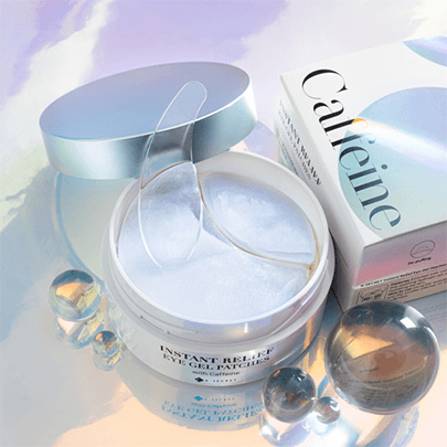 [K-SECRET] Освежающие патчи с кофеином Caffeine Instant Relief Eye Gel Patches (60шт)