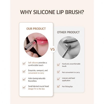 [Studio17] Силиконовая кисть для губ Silicone Lip Brush