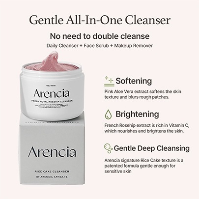 [arencia] Пенка для очищения лица Fresh Royal Rosehip Cleanser 120гр