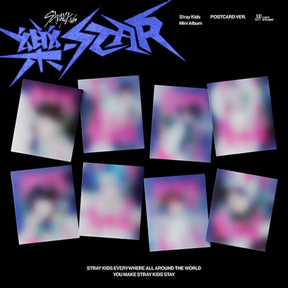 [K-POP] Stray Kids 8TH MINI ALBUM - 樂-STAR (POSTCARD Ver.) (Random Ver.)