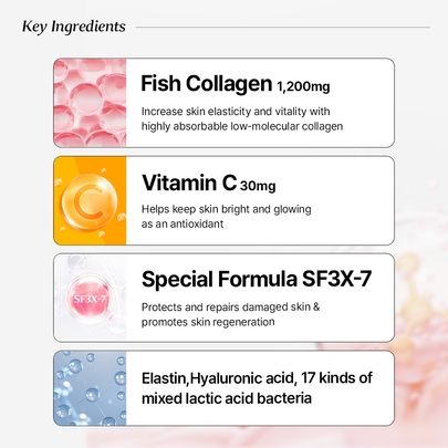 [BB LAB] Питьевой коллаген Intensive Low Molecular Collagen S 2гр*30стиков