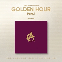 [K-POP] ATEEZ 10TH MINI ALBUM - GOLDEN HOUR : Part.1 (Digipack Ver.) (Random Ver.)
