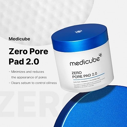 [MEDICUBE] Пэды для ухода за порами Zero Pore Pad 2.0 (70шт)