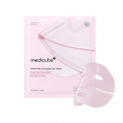 [MEDICUBE] Гидрогелевая маска с коллагеном PDRN Pink Collagen Gel Mask (1шт.)