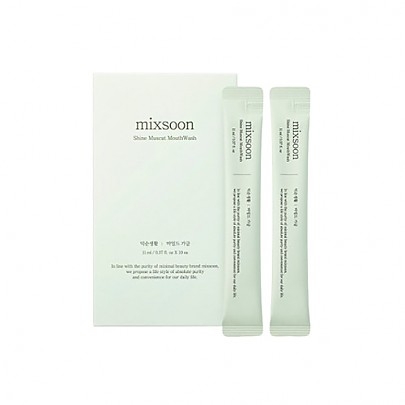 [MIXSOON] Ополаскиватель для рта Shine Muscat Mouth Wash (10 стиков)