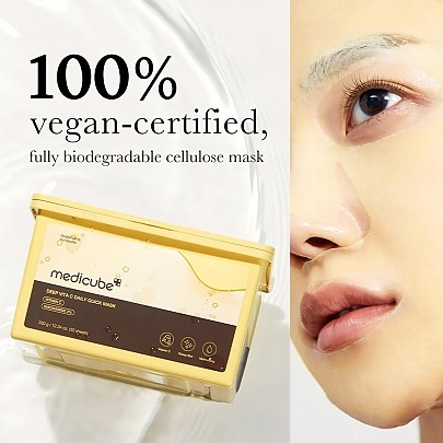 [MEDICUBE] Тканевые маски на каждый день для ровного тона Deep Vita C Daily Quick Mask (30шт)