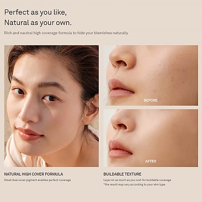 [hince] Консилер Second Skin Cover Concealer (4 оттенка на выбор)