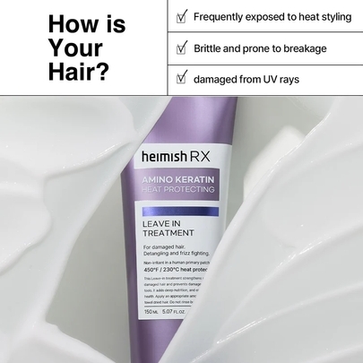 [Heimish] Несмываемый тритмент для волос RX Amino Keratin Heat Protecting Leave In Treatment 150мл