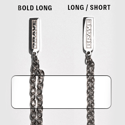 [BRAYE] Брелок - цепочка Lip Sleek Multi Strap Bold Long (утолщённая длинная) 1шт.