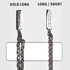 [BRAYE] Брелок - цепочка Lip Sleek Multi Strap Bold Long (утолщённая длинная) 1шт.