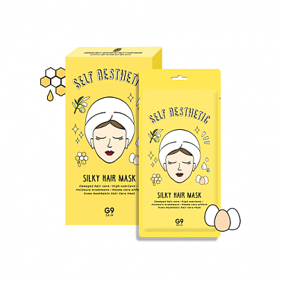 [G9SKIN] Маска для волос Self Aesthetic Silky Hair Mask (5 одноразовых масок в наборе)