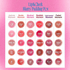 [fwee] Набор (румяна и брелок) *new Keyring Set* Lip&Cheek Blurry Pudding Pot (30 оттенков на выбор)