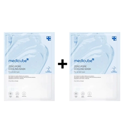 [MEDICUBE] ★1+1★  Маска с охлаждающим действием Zero Pore Cooling Mask (1шт)