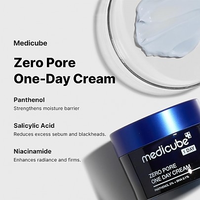 [MEDICUBE] Крем для ухода за порами Zero Pore One Day Cream 50мл