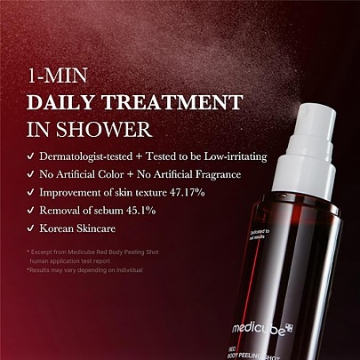 [MEDICUBE] Кислотный пилинг для тела Red Acne Body Peeling Shot 2.0 110гр