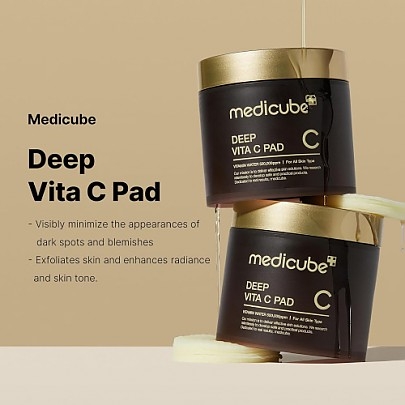 [MEDICUBE] Витаминные тонер-пэды Deep Vita C Pad (70шт)