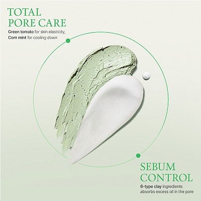 [FULLY] Маска-пенка для умывания Green Tomato Clay Pack Cleanser 120мл