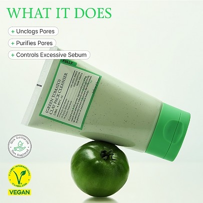 [FULLY] Маска-пенка для умывания Green Tomato Clay Pack Cleanser 120мл