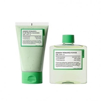 [FULLY] Маска-пенка + Тонер Green Tomato Basic Pore Cleansing with Toner Bundle