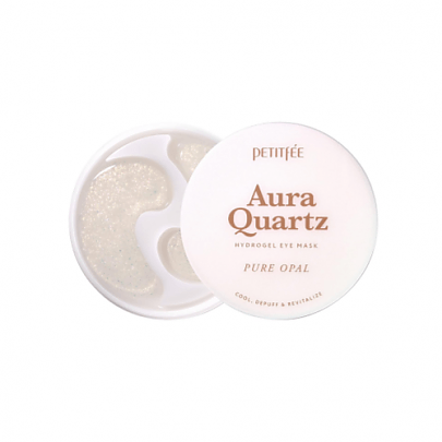 [PETITFEE] Патчи для зоны вокруг глаз Aura Quartz Hydrogel Eye Mask – Pure Opal (40шт)