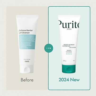 [Purito Seoul] Пенка для умывания с бамбуком и пантенолом Mighty Bamboo Panthenol Cleanser 150мл