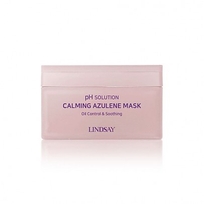 [Lindsay] Тканевая маска для ежедневного использования PH Solution Calming Azulene Mask 300g (24 шт.)