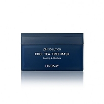 [Lindsay] Тканевые маски для ежедневного использования PH Solution Cool Tea-Tree Mask (24 шт)