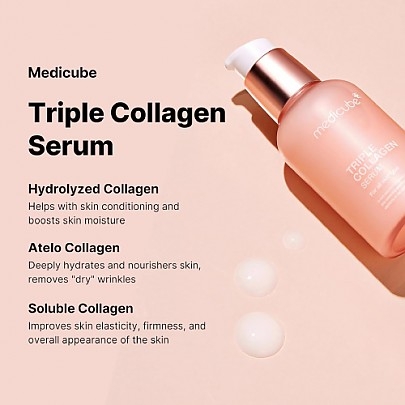 [MEDICUBE] *Обновление* Сыворотка с коллагеном Triple Collagen Serum 4.0 55мл