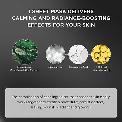 [SKIN1004] Тканевая маска с осветляющим эффектом Tone Brightening Glow Mask (1шт)